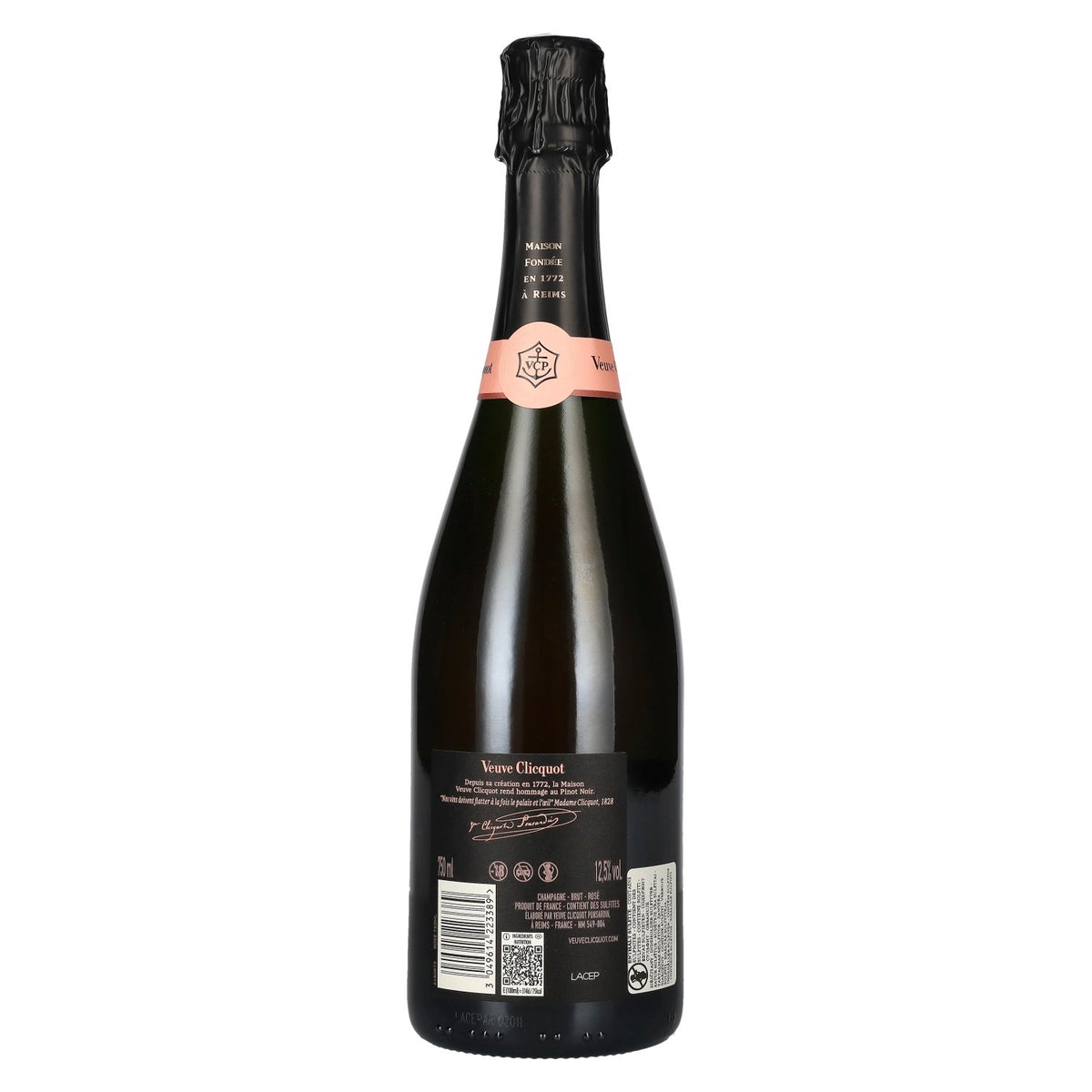 Veuve Clicquot Champagne ROSÉ Brut 12,5% vol. 0,75 l