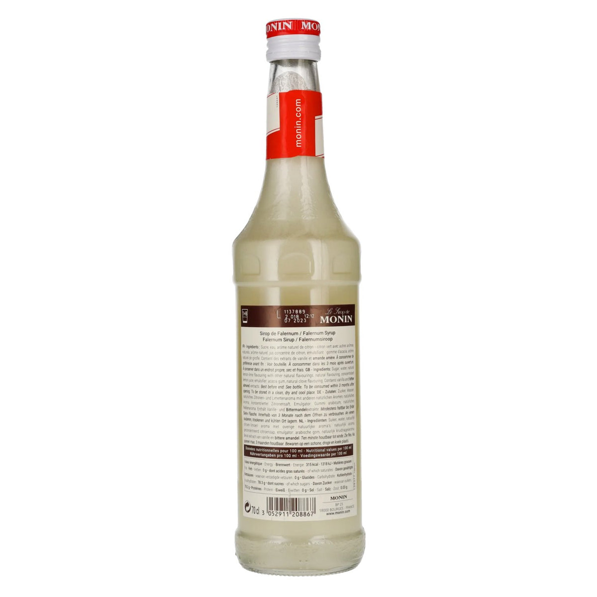 Monin FALERNUM Syrup 0.7 l