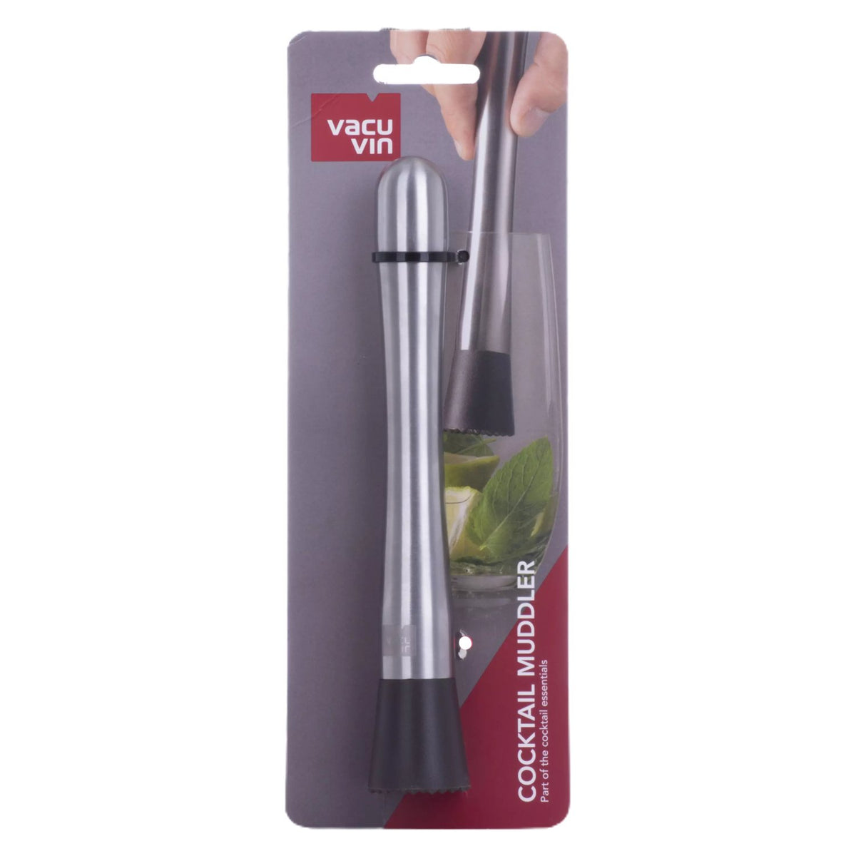 Vacu Vin Stainless Steel Cocktail Stirrer, 20.5 cm, 1 piece