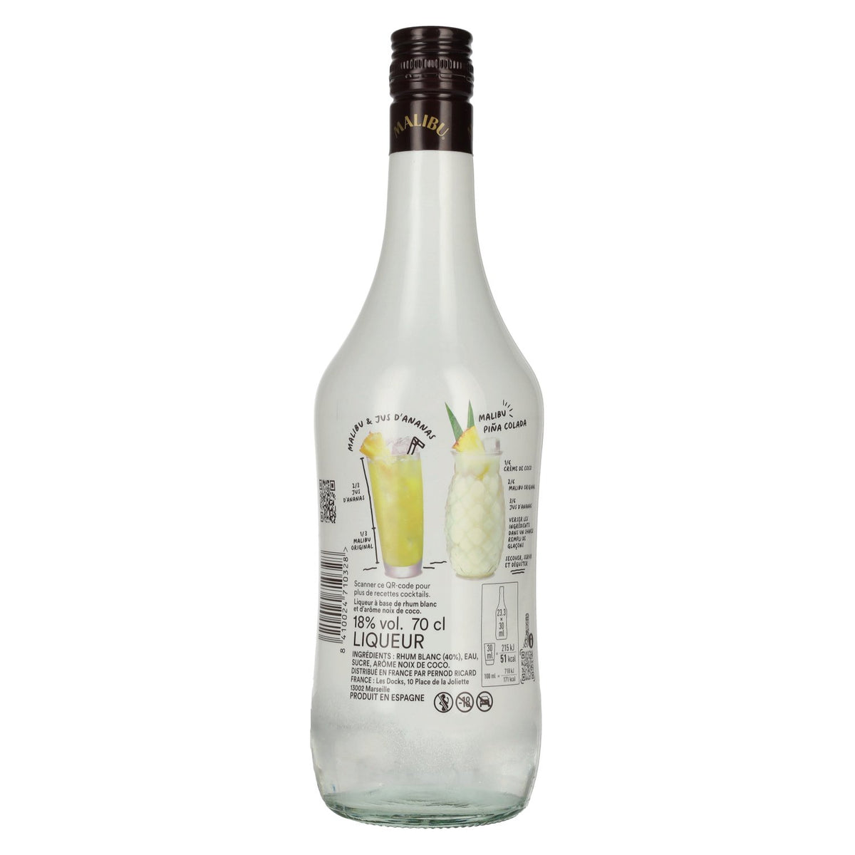Malibu Coconut Original 18% ABV 0.7l