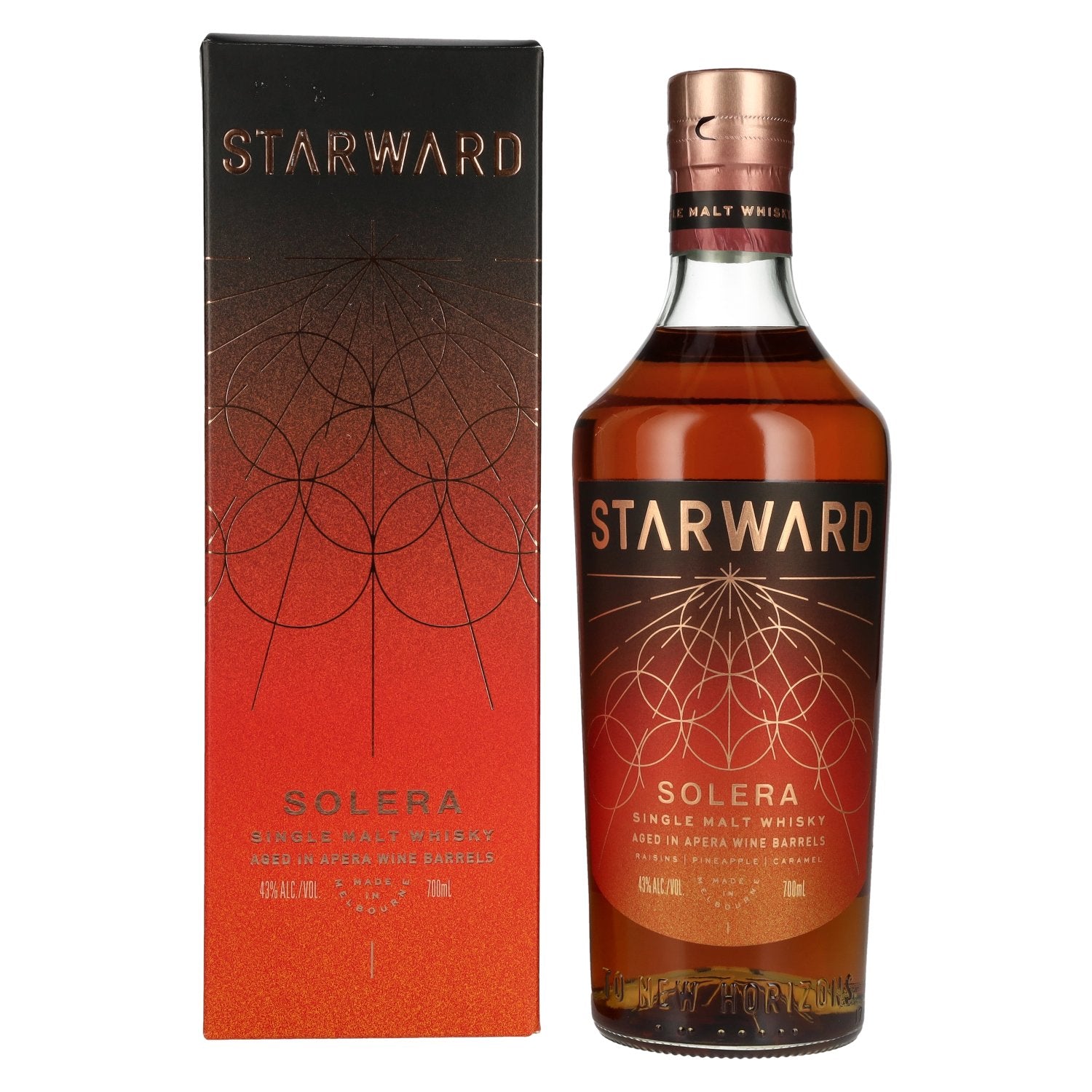 Starward SOLERA Single Malt Australian Whisky 43% Vol. 0,7l in gift box
