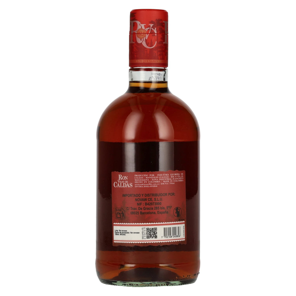 Ron Viejo de Caldas 5 Años La Cruz Rum 40% vol. 0.7 l