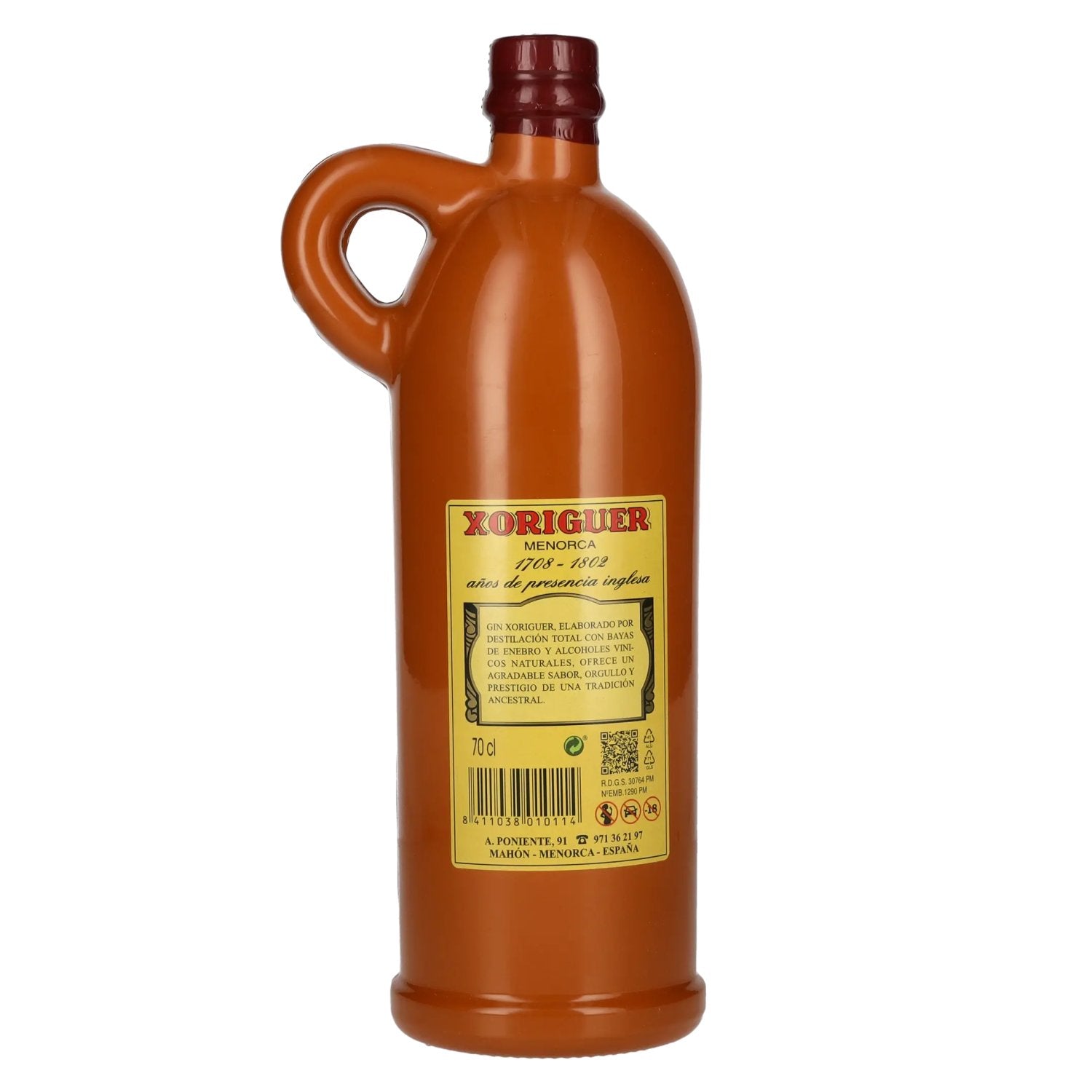 Xoriguer Mahon Gin Canet 38% vol. 0,7l