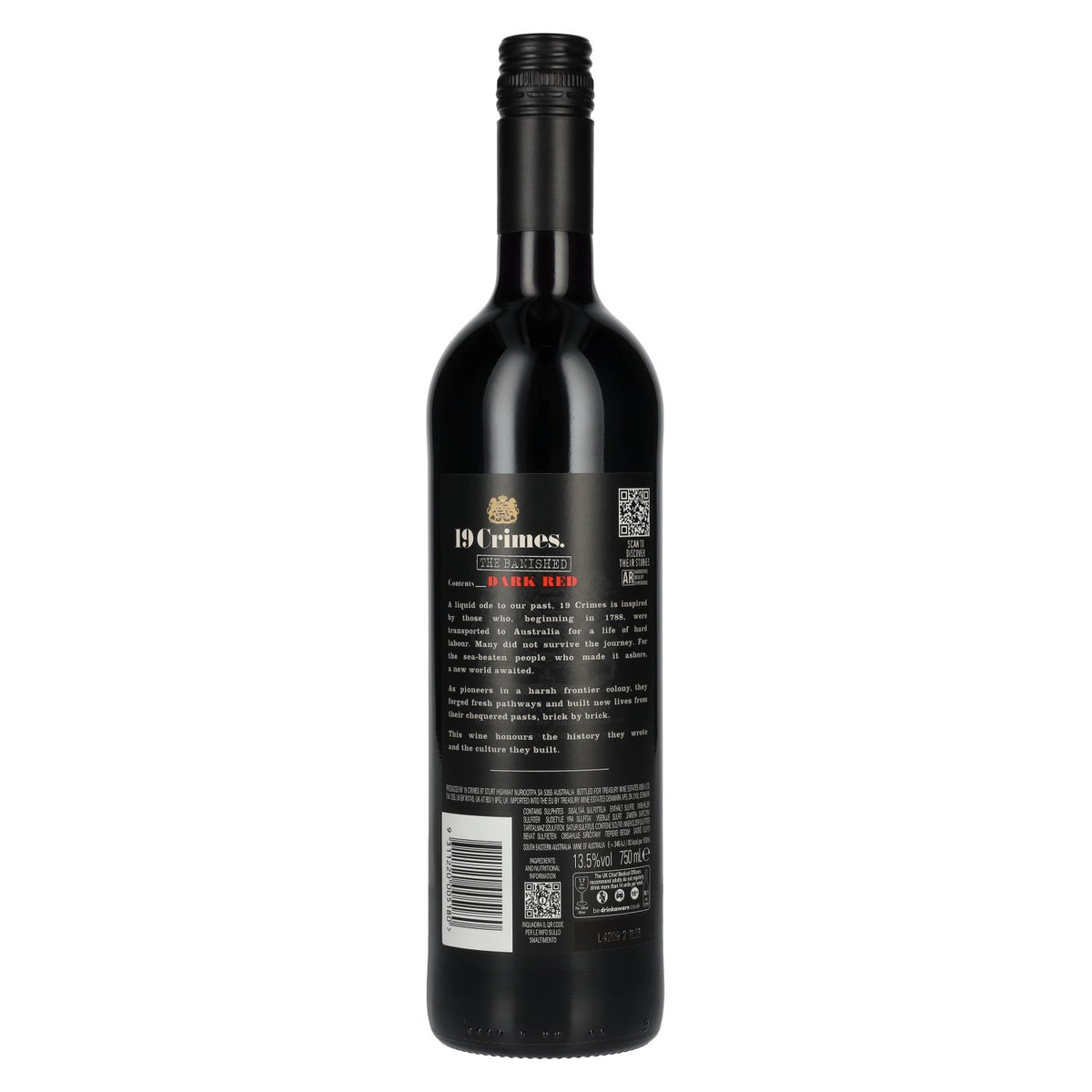 19 Crimes The Banished Dark Red 13,5% Vol. 0,75l