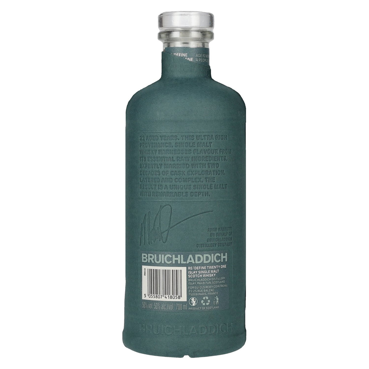 Bruichladdich 21 Jaar Oud RE/DEFINE TWENTY ONE Islay Single Malt 50% Vol. 0,7l
