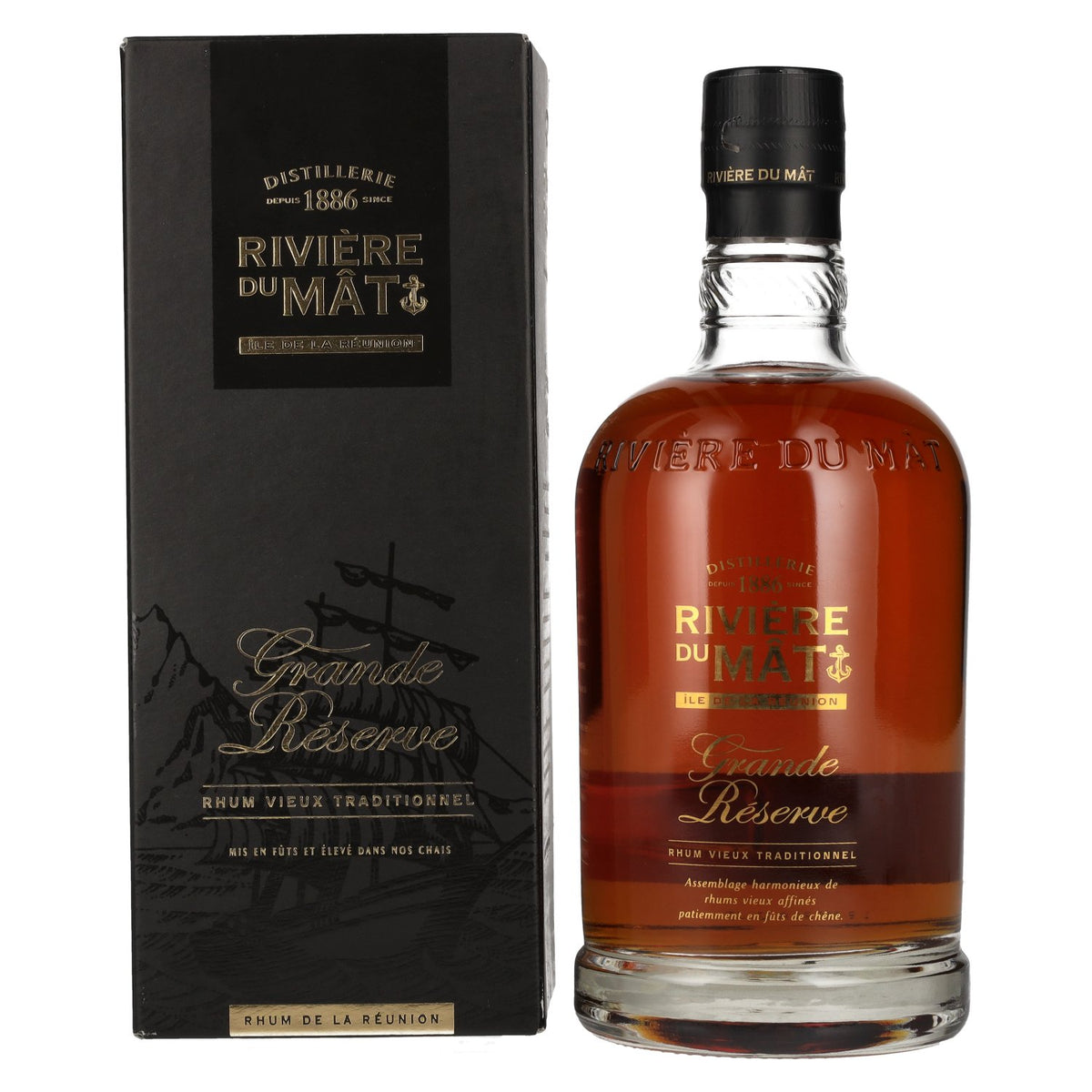 Rivière Du Mât Grande Réserve 40% vol. 0.7 l in a gift box