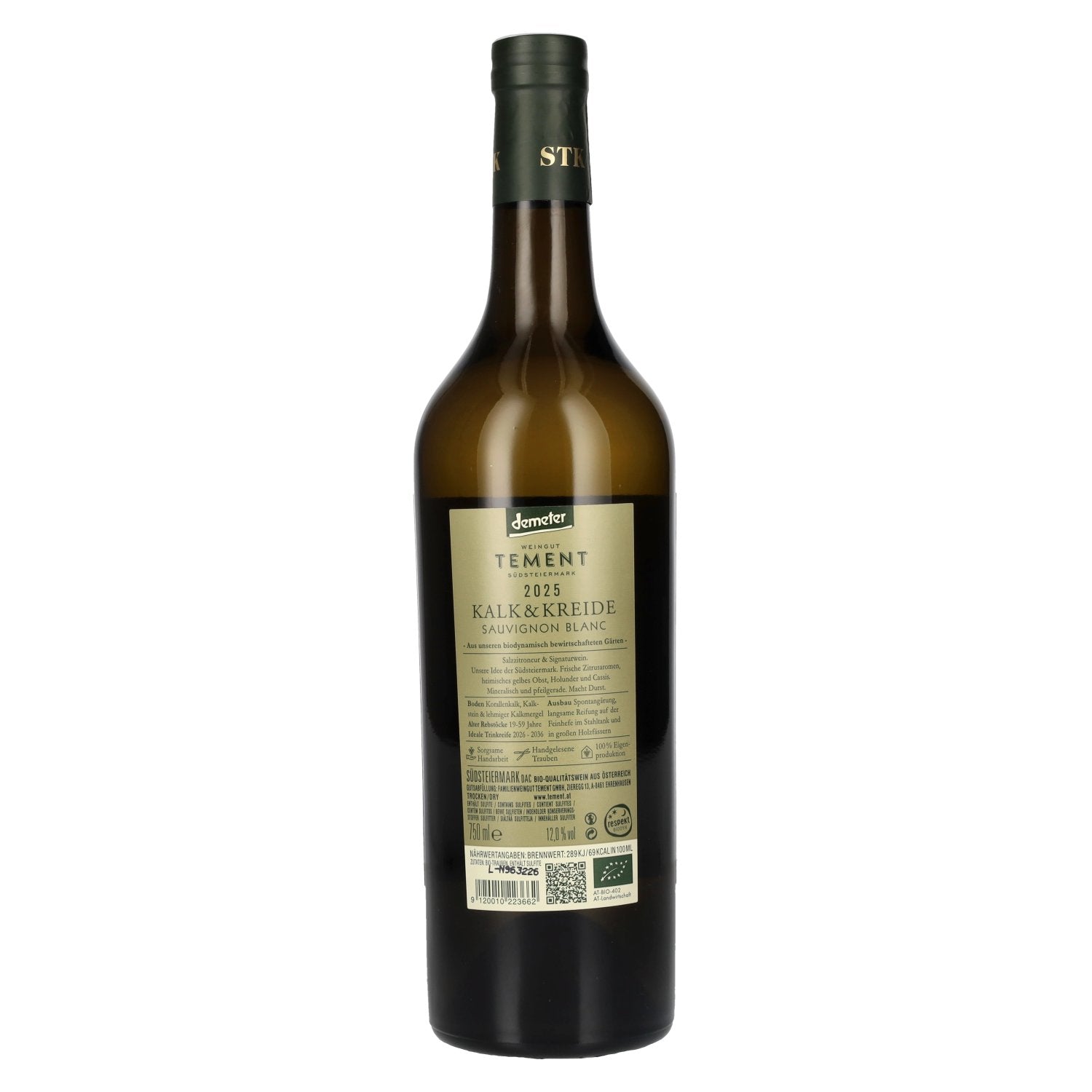 Tement Sauvignon Blanc Kalk & Kreide Südsteiermark DAC 2025 12% Vol. 0,75l