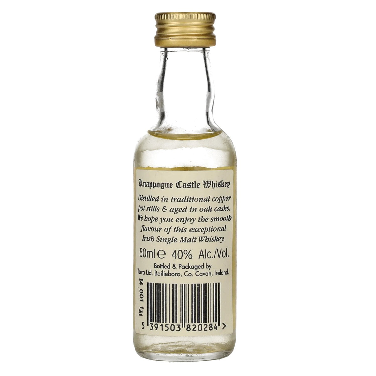 Knappogue Castle VERY SPECIAL RESERVE Ierse whisky 1994 40% vol. 0,05 l