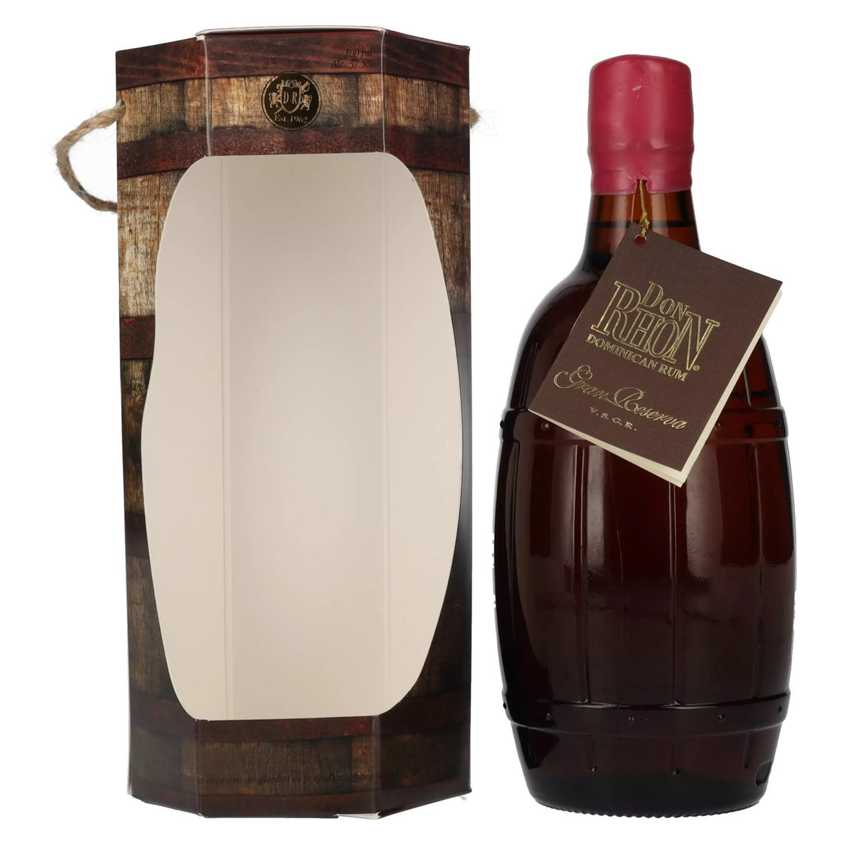 Don Rhon Ron Gran Reserva 37.5% ABV, 0.7 litres, in a gift box