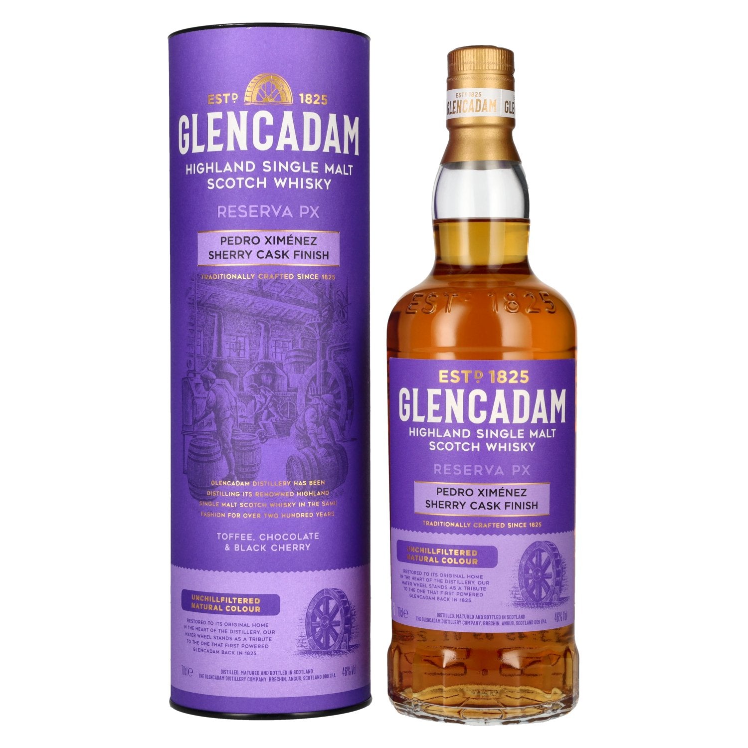 Glencadam RESERVA PX 46% Vol. 0,7l in Geschenkbox