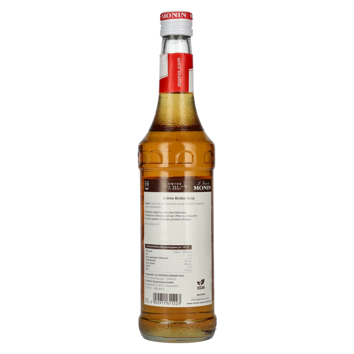 Le Sirop de Monin CRÈME BRÛLÉE 0,7l
