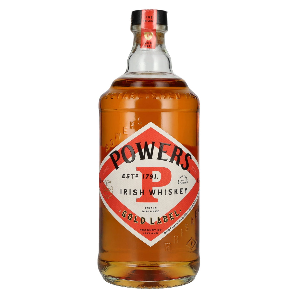 Whisky irlandais Powers Gold Label 43,2 % vol. 0,7 l