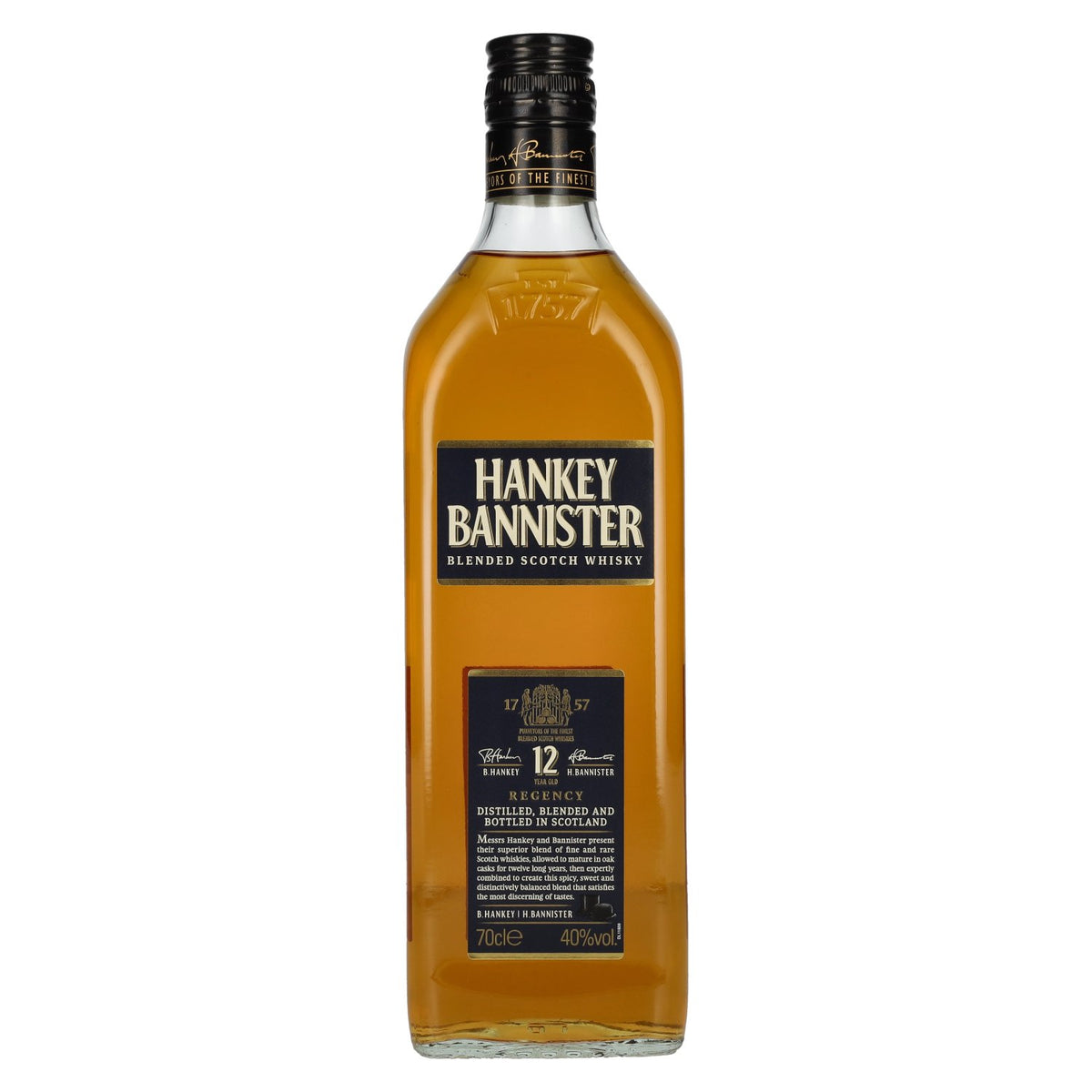 Hankey Bannister REGENCY 12 Years Old Blended Scotch Whisky 40% Vol. 0,7l
