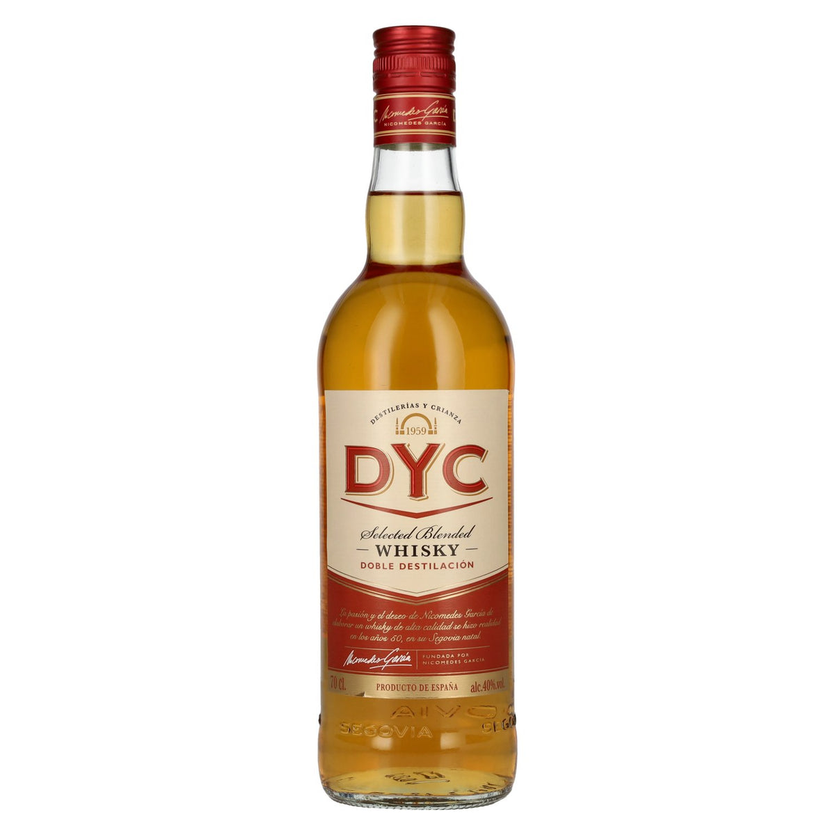 DYC Destilerias y Crianza Selected Blended Whisky 40 % vol. 0,7 l