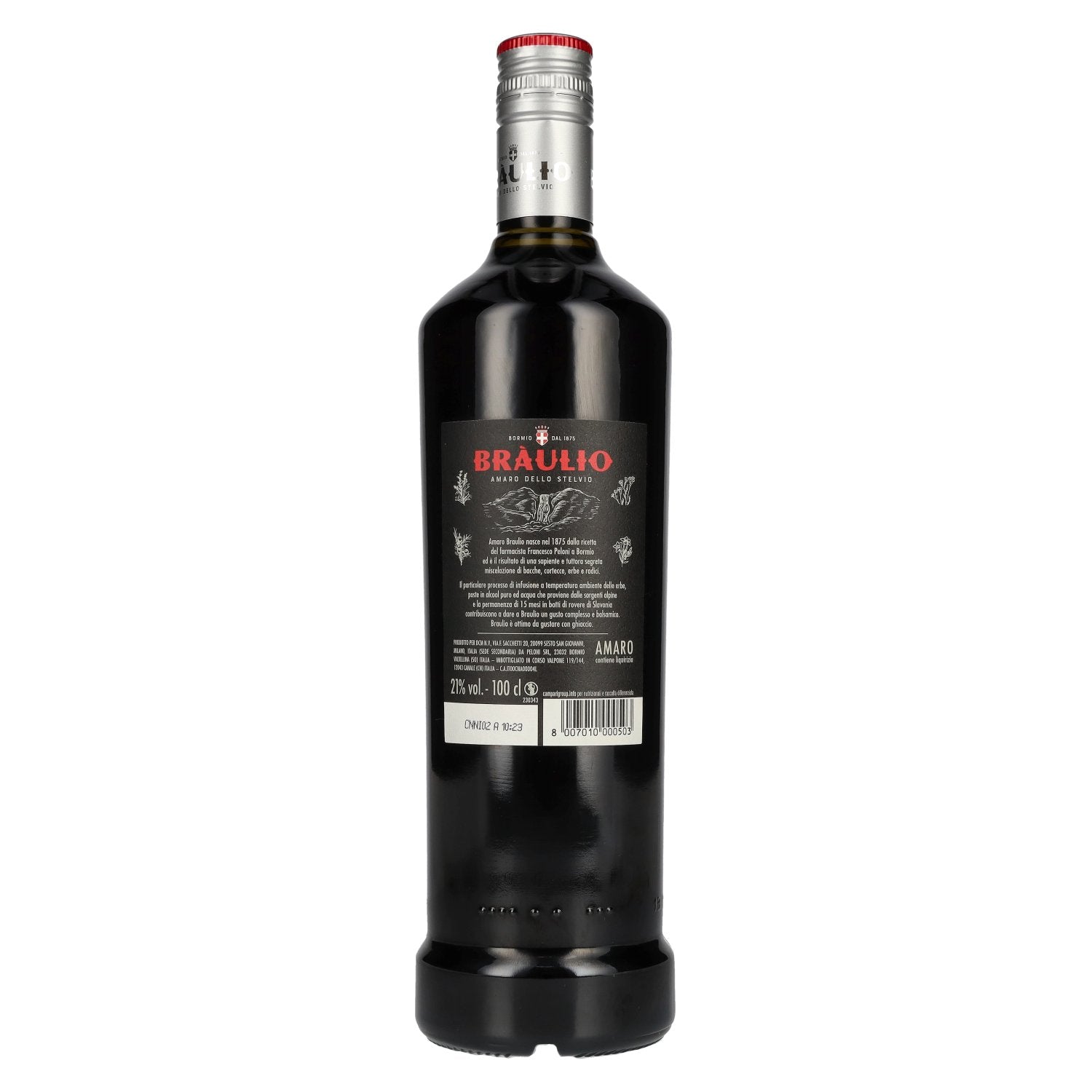 Bràulio Amaro Herbal Liqueur 21% vol. 1 litre