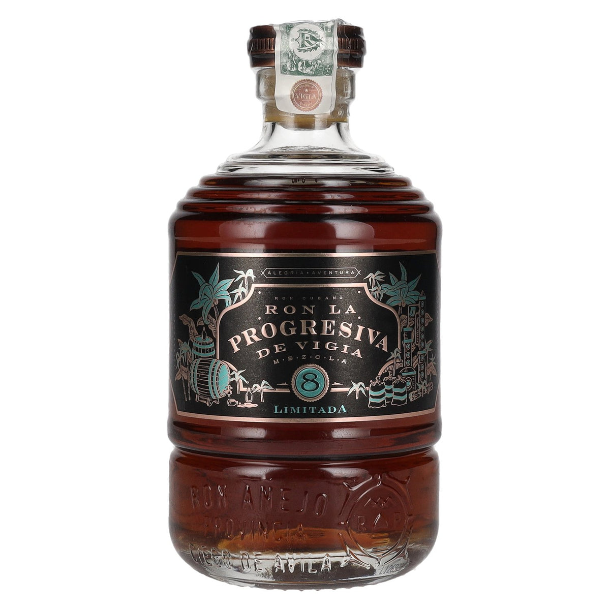 Ron La Progresiva De Vigia Mezcla 8 Édition limitée Rhum 41 % vol. 0,7 l