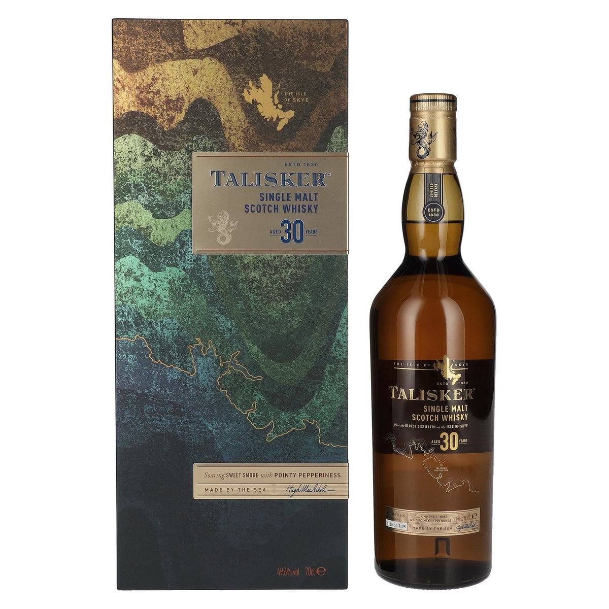 Talisker 30-Year-Old Single Malt Scotch Whisky Limited Release 49.6% vol. 0.7l in a gift box