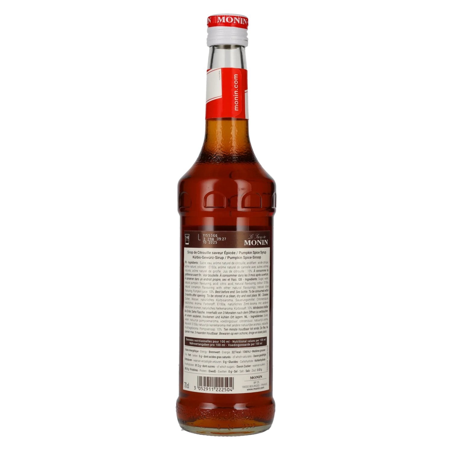 Le Sirop de Monin SPicy Pumpkin 0,7l