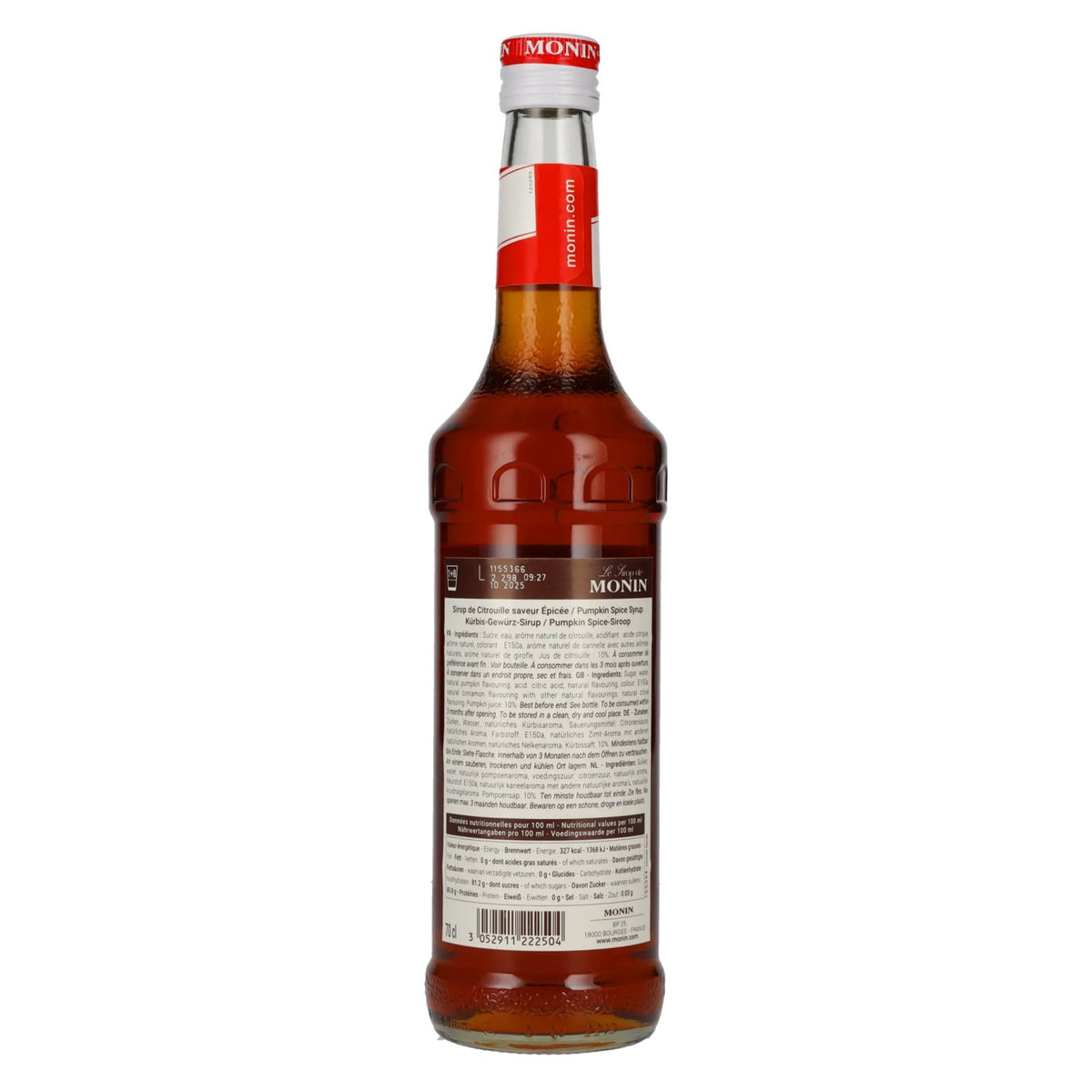 Monin Spicy Pumpkin Syrup 0.7l