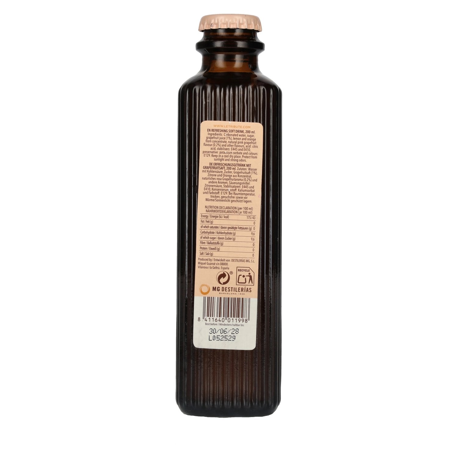 Le Tribute Pink Grapefruit 24x0,2l