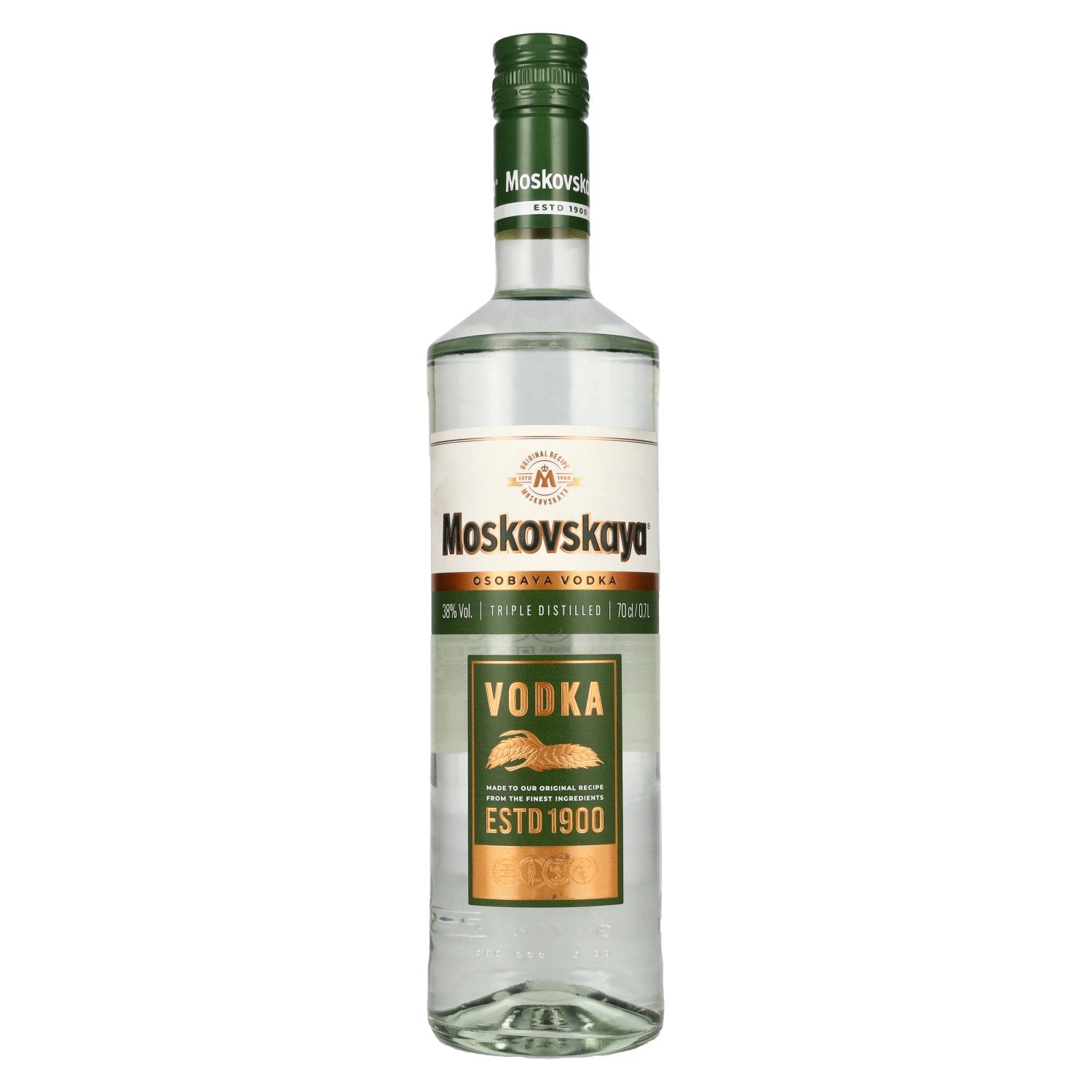 Moskovskaya Osobaya Vodka FKP 38% Vol. 0,7l