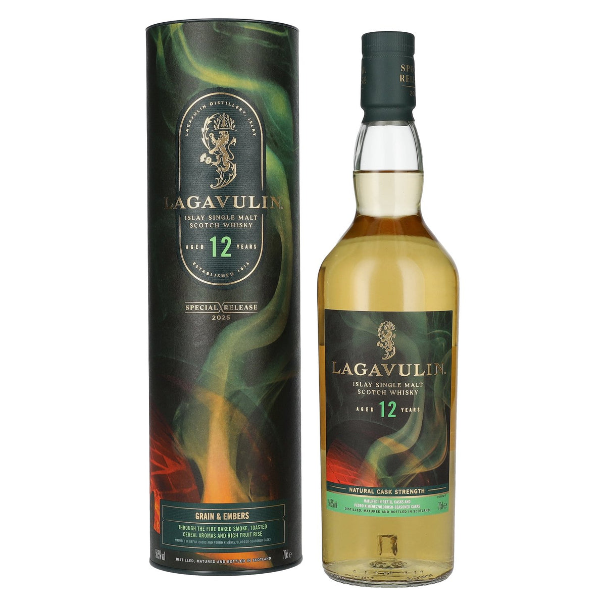 Lagavulin 12 Years Old GRAIN & EMBERS Single Malt Special Release 2025 56,5% Vol. 0,7l in Geschenkbox