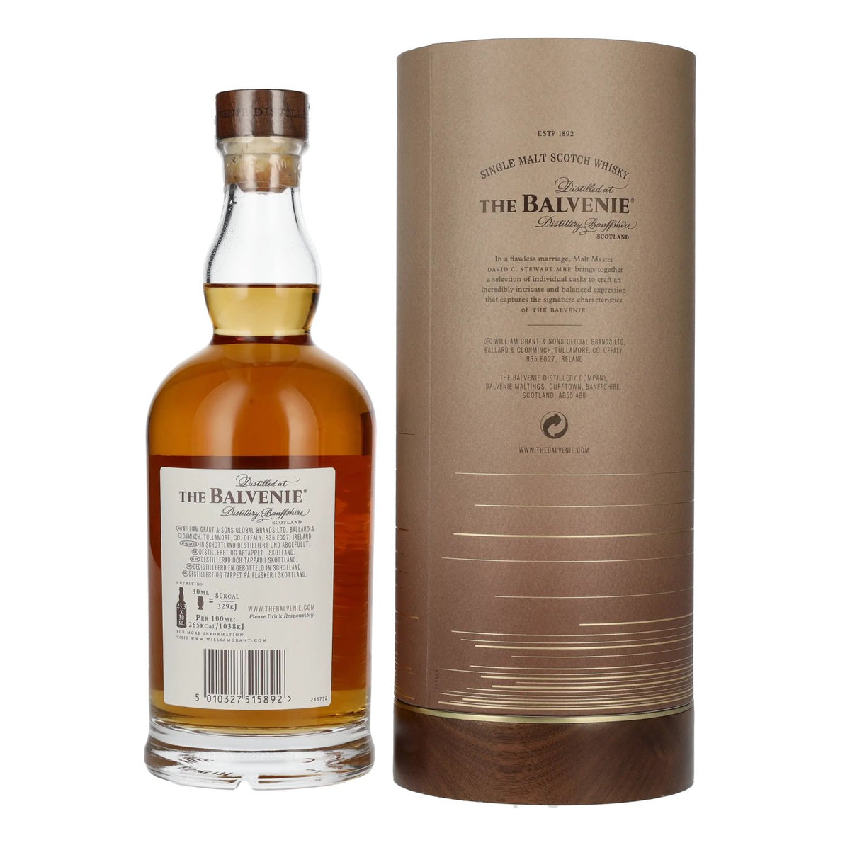 Balvenie 25 Years The Rare Marriages Collection 48% ABV 0.7l in a gift box