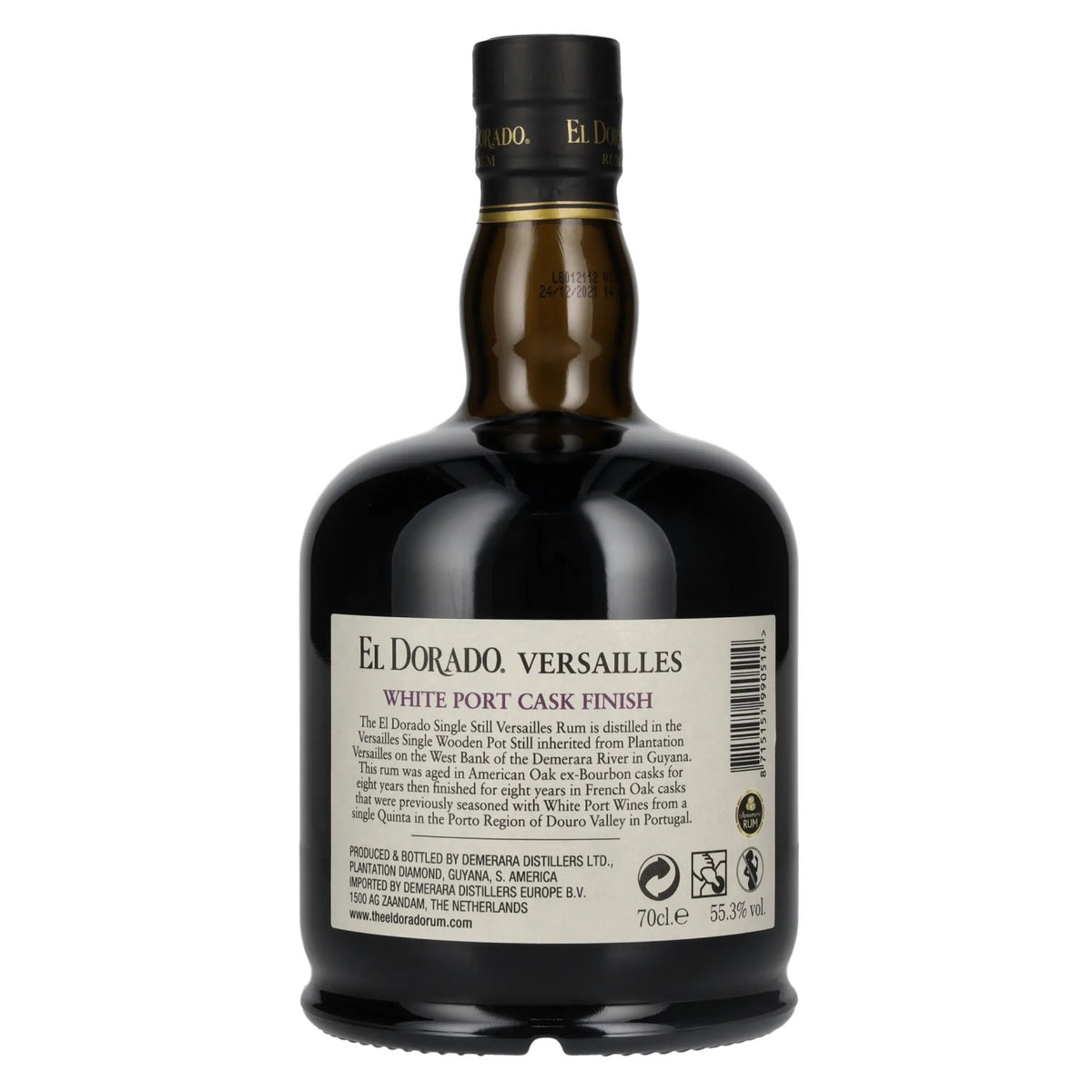 El Dorado Rum VERSAILLES Special White Port Casks 2005 55,3% Vol. 0,7l