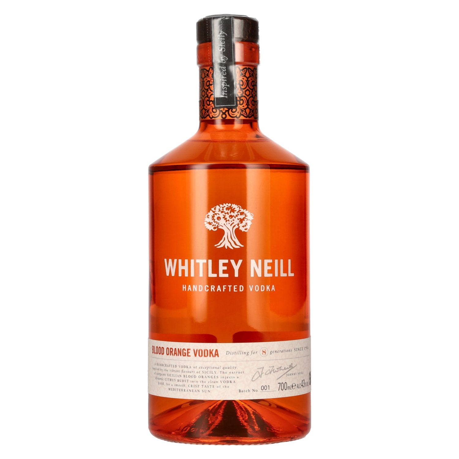 Whitley Neill BLOOD ORANGE VODKA 43% Vol. 0,7l