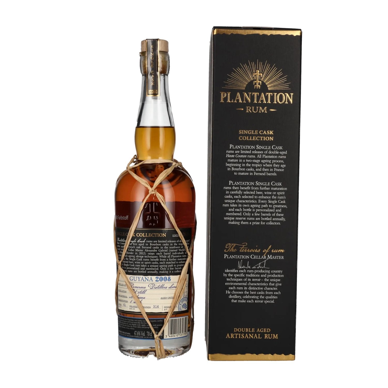 Plantation Rum GUYANA Red Pineau des Charentes Maturation 2008 47,6% Vol. 0,7l in gift box
