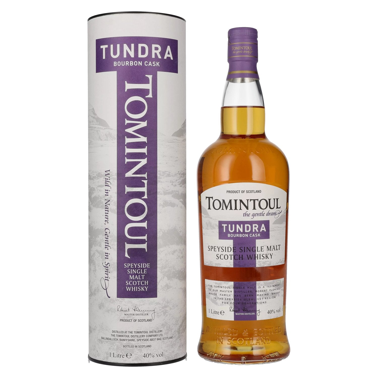 Tomintoul TUNDRA Bourbon Cask Speyside Single Malt Scotch Whisky 40% Vol. 1l in gift box