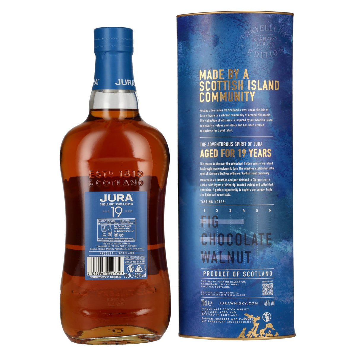 Jura 19 Years Old Single Malt Scotch Whisky 46% Vol. 0,7l in gift box