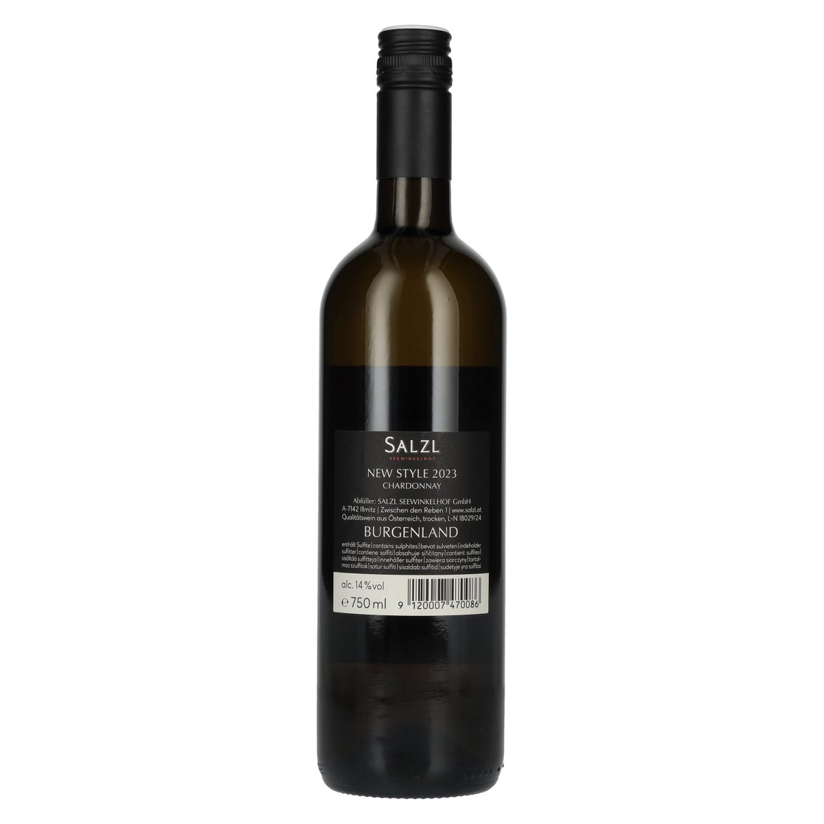 Salzl New Style Chardonnay 2023 14 % vol. 0,75 l