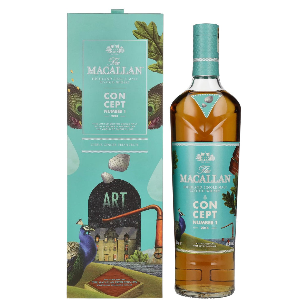 The Macallan CONCEPT N° 1 Limited Edition 2018 40% vol. 0,7 l in geschenkverpakking