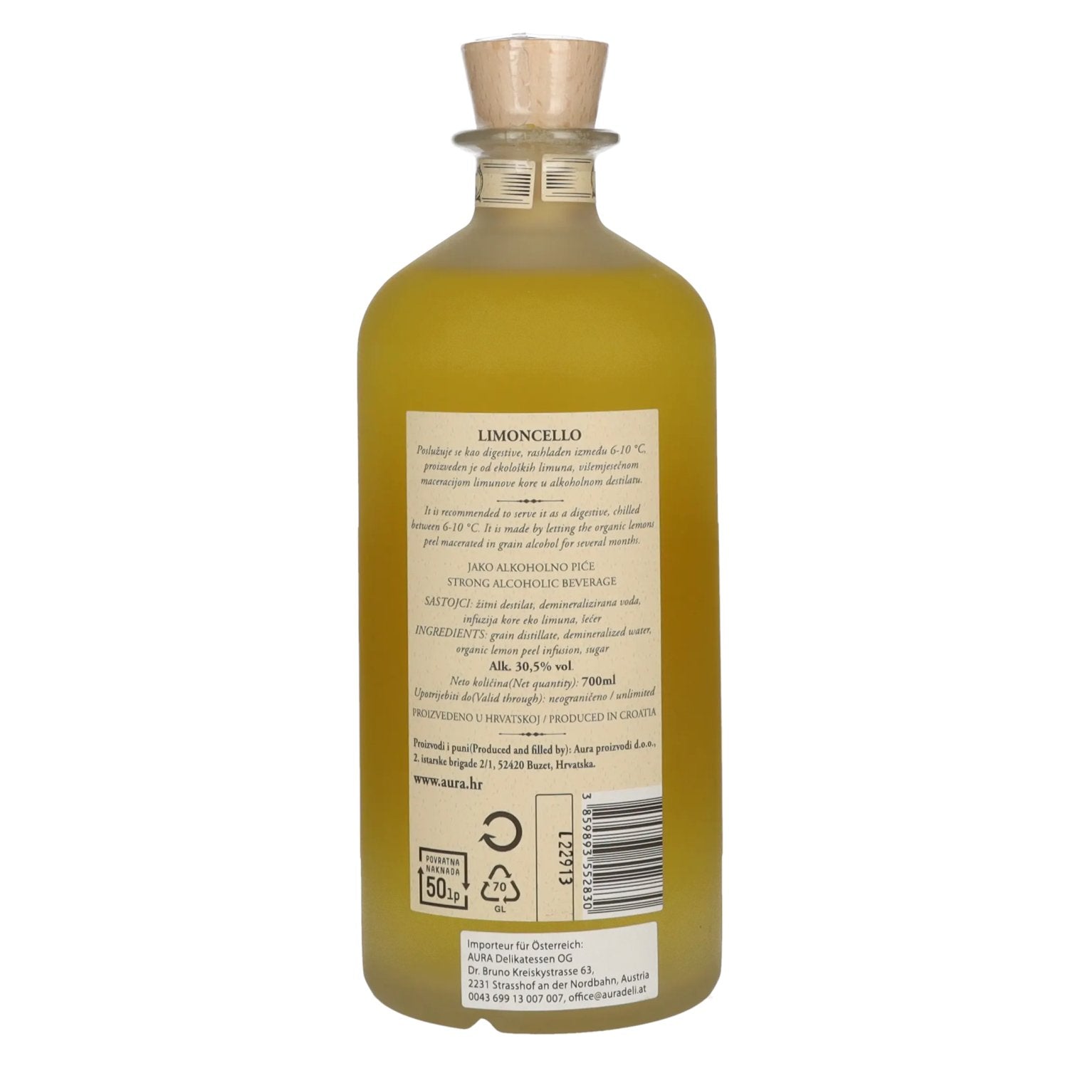Aura LIMONCELLO 30,5% Vol. 0,7l