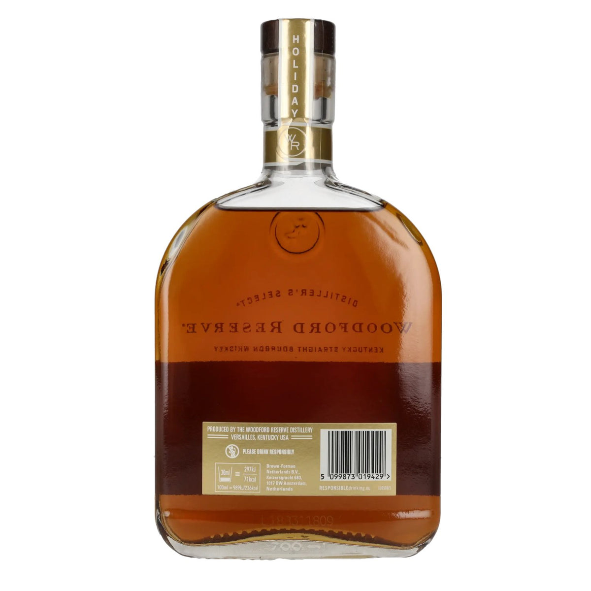 Woodford Reserve Kentucky Straight Bourbon Whiskey Édition HOLIDAY 43,2 % vol. 0,7 l
