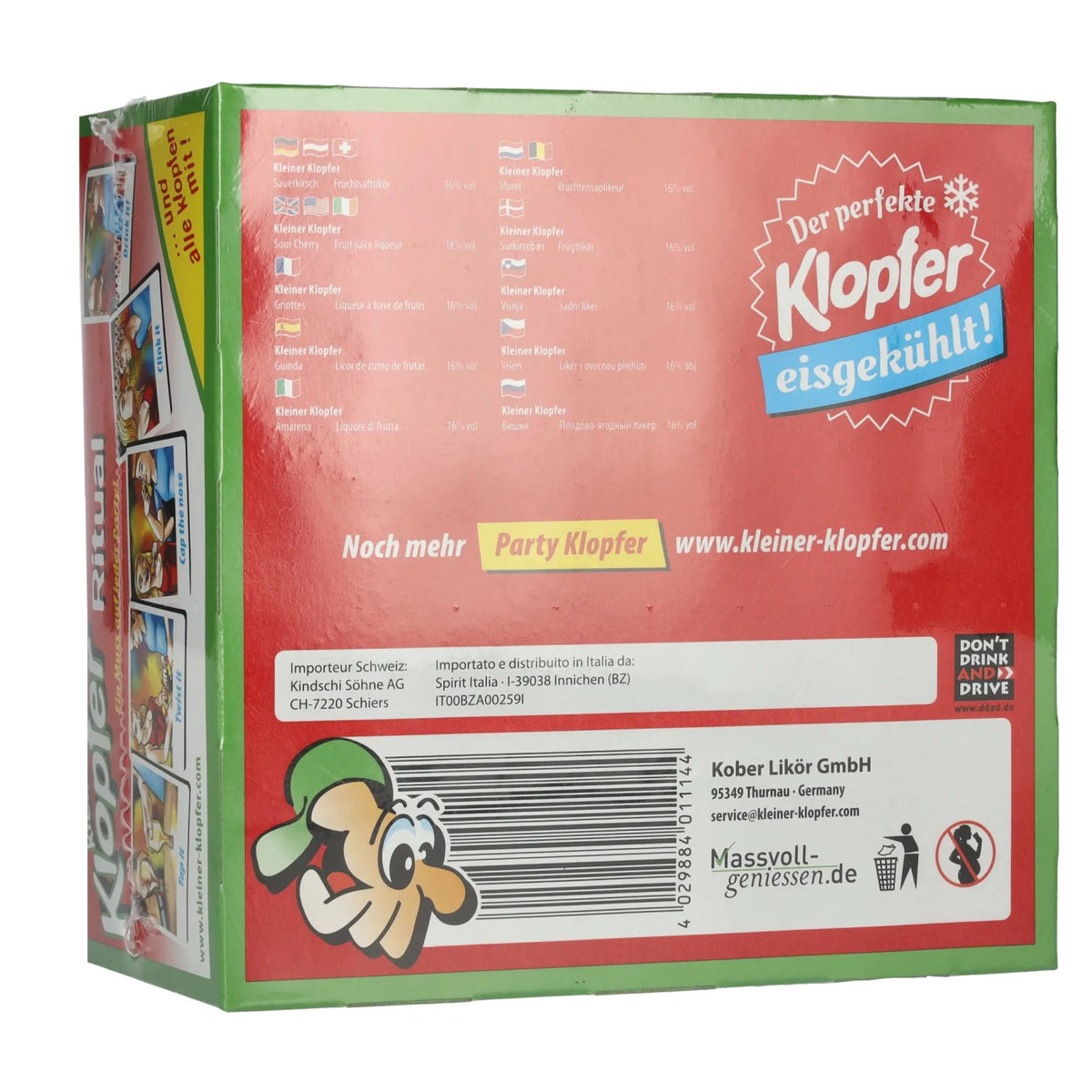 Kleiner Klopfer Sauerkirsch 16% Vol. 25x0,02l