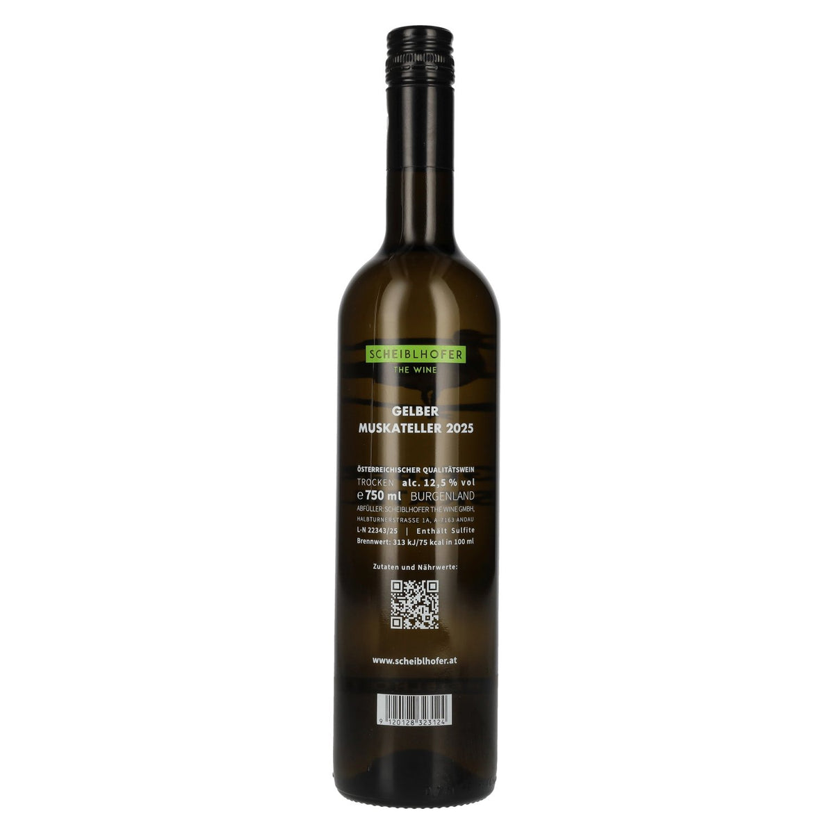 Scheiblhofer Muscat jaune Classic 2025 12,5 % vol. 0,75 l