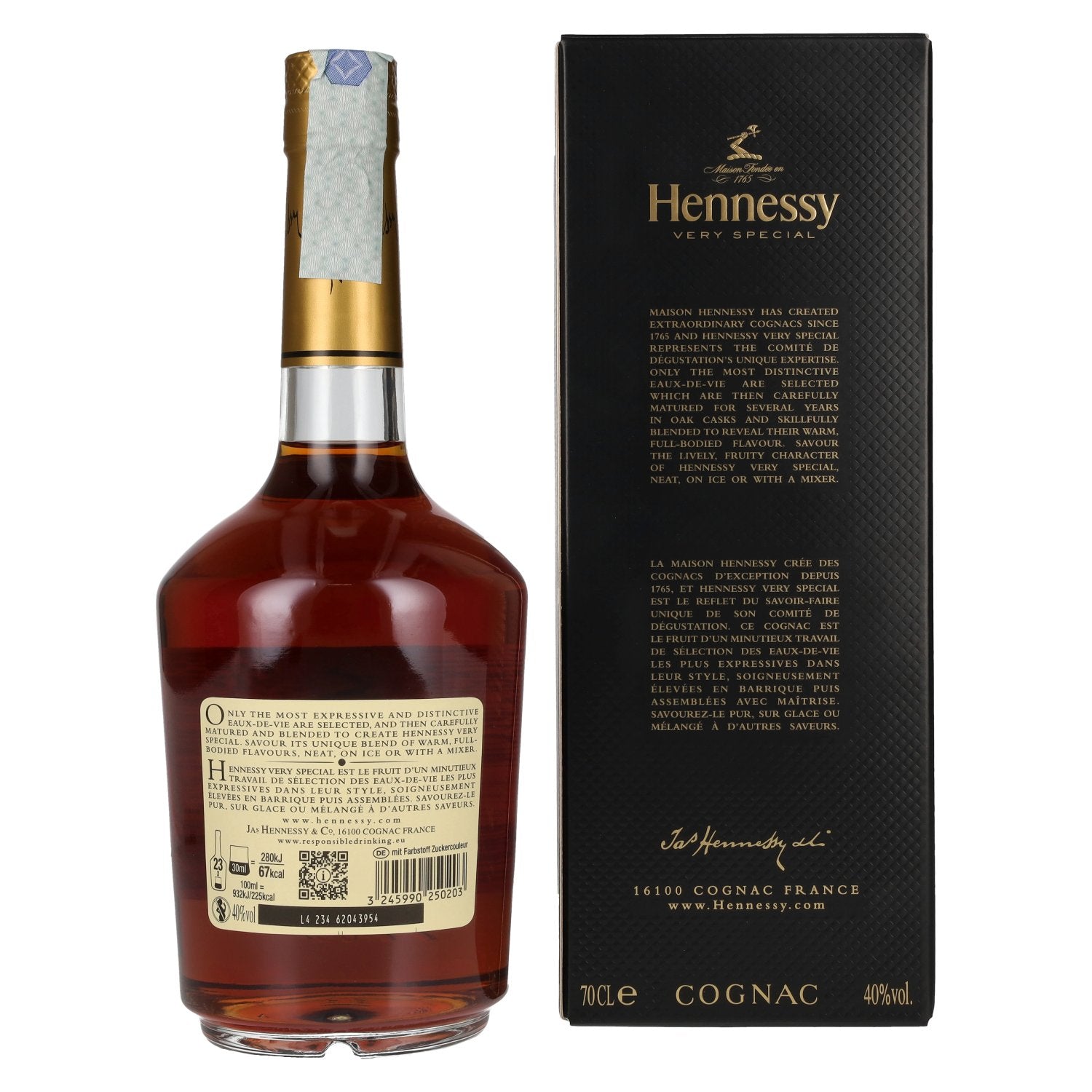 Hennessy Zeer Speciale Cognac 40% Vol. 0,7l in geschenkverpakking