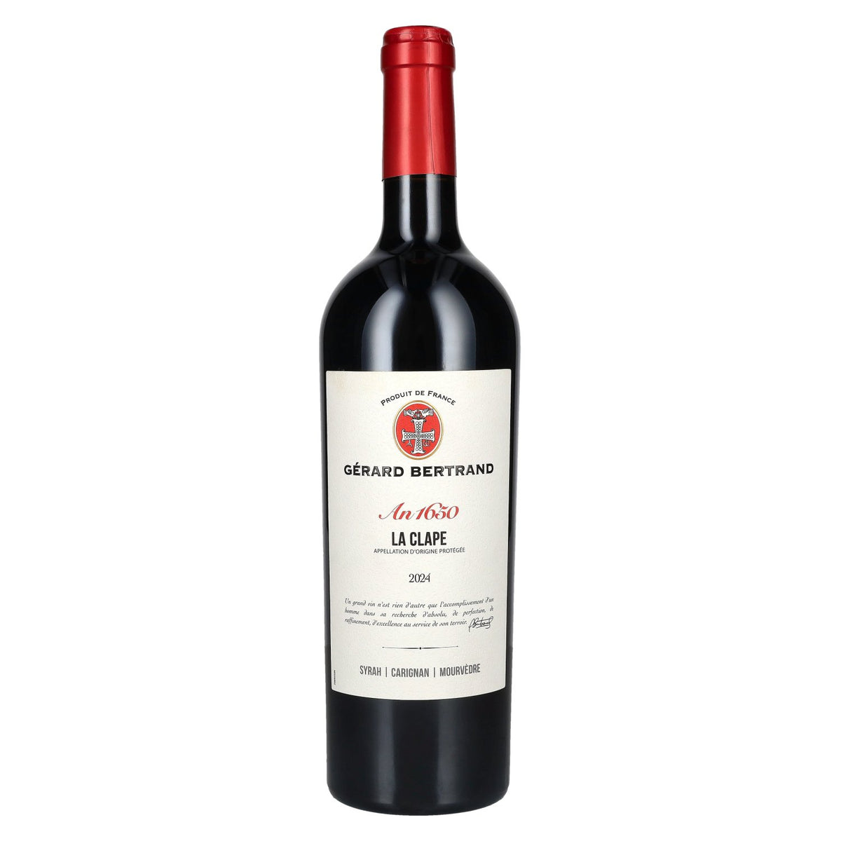 Gérard Bertrand LA CLAPE An1650 2024 14% ABV 0.75 l