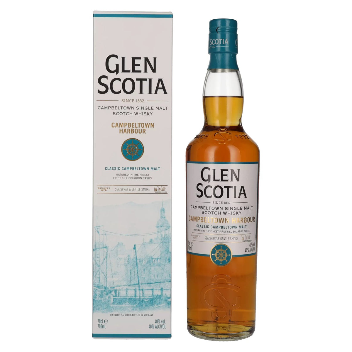 Glen Scotia Campbeltown HARBOUR Single Malt 40% ABV 0.7l in a gift box