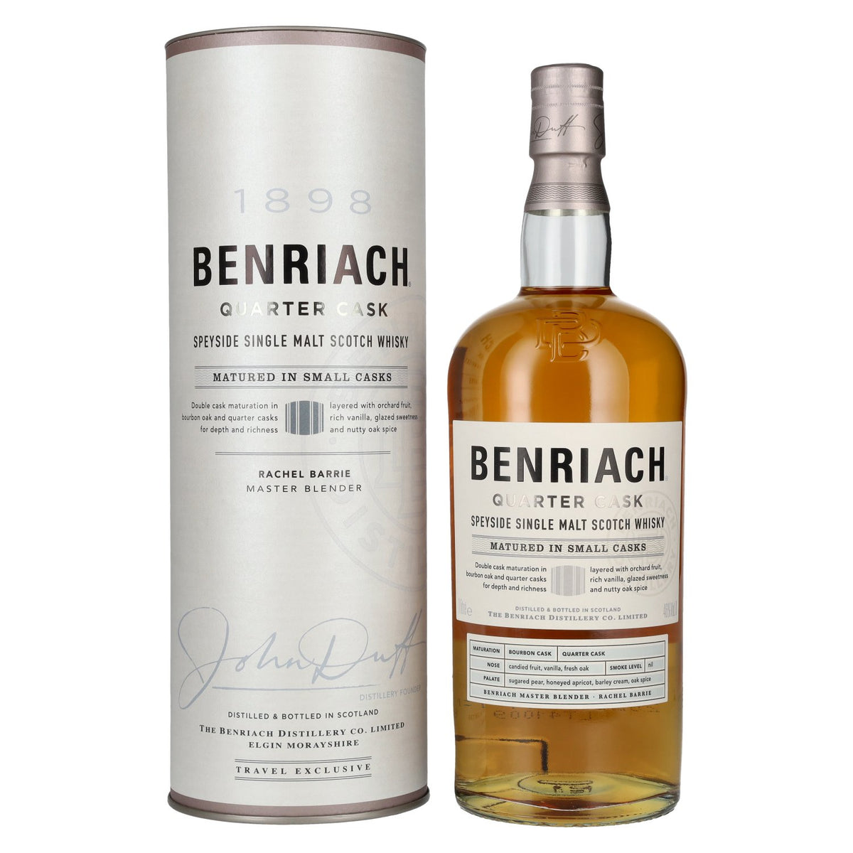 The BenRiach CLASSIC QUARTER CASKS Single Malt Scotch Whisky 46% Vol. 1l in Geschenkbox