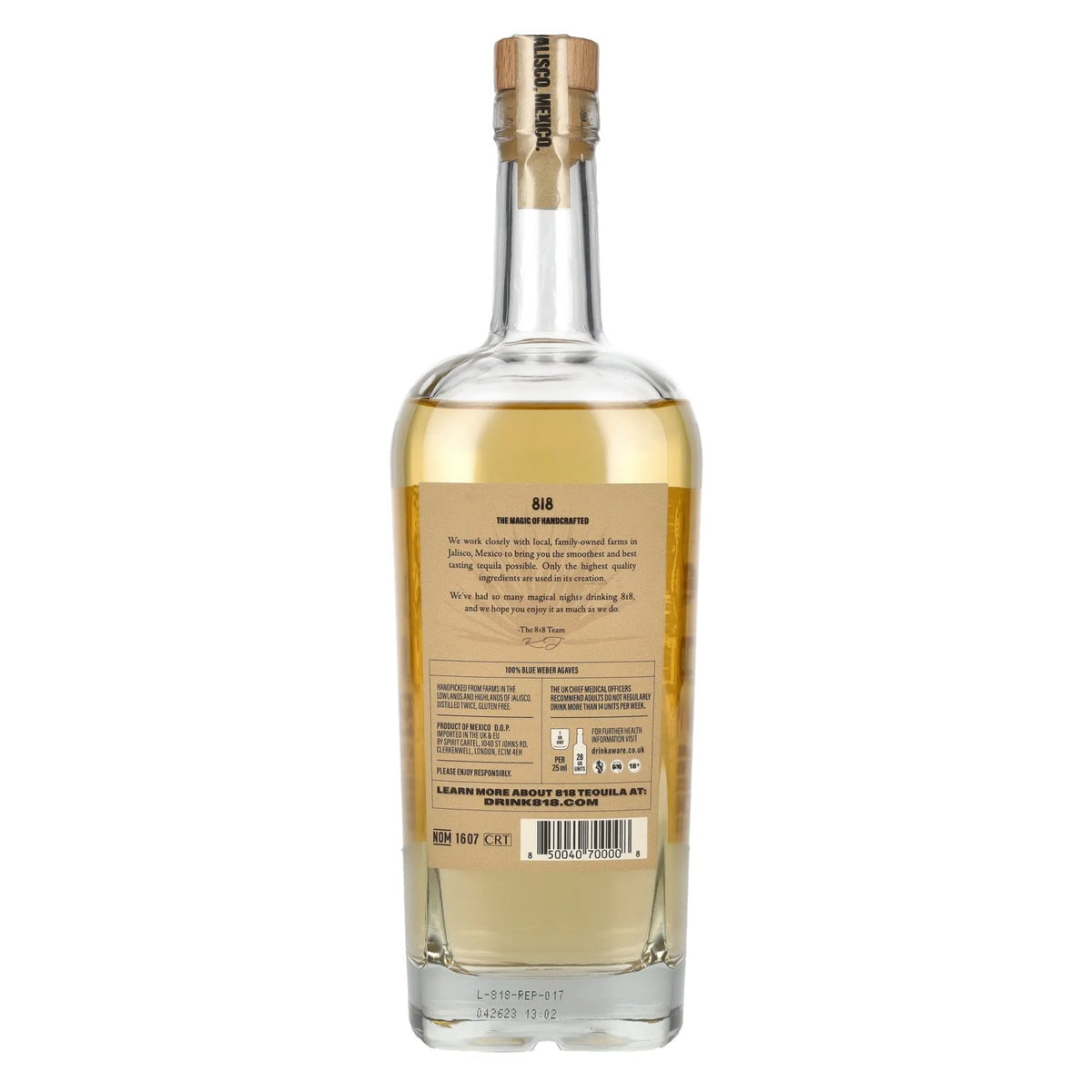 818 Tequila Reposado 100% Agave Azul by Kendall Jenner 40% Vol. 0,7l