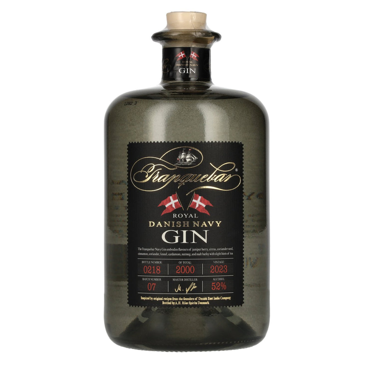 Tranquebar Royal Danish Navy Gin 52% vol. 0,7 l
