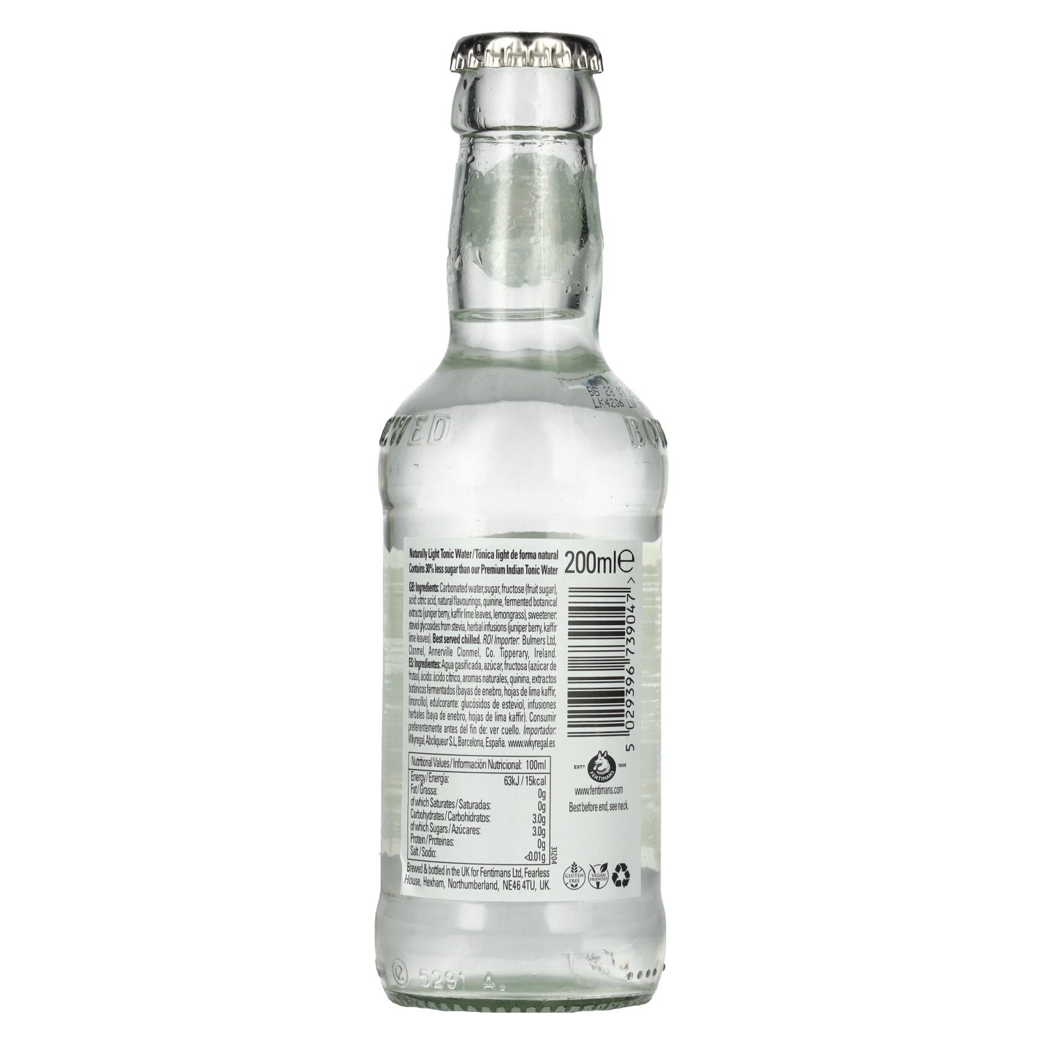 Fentimans NATURALLY LIGHT Tonic Water 0.2l
