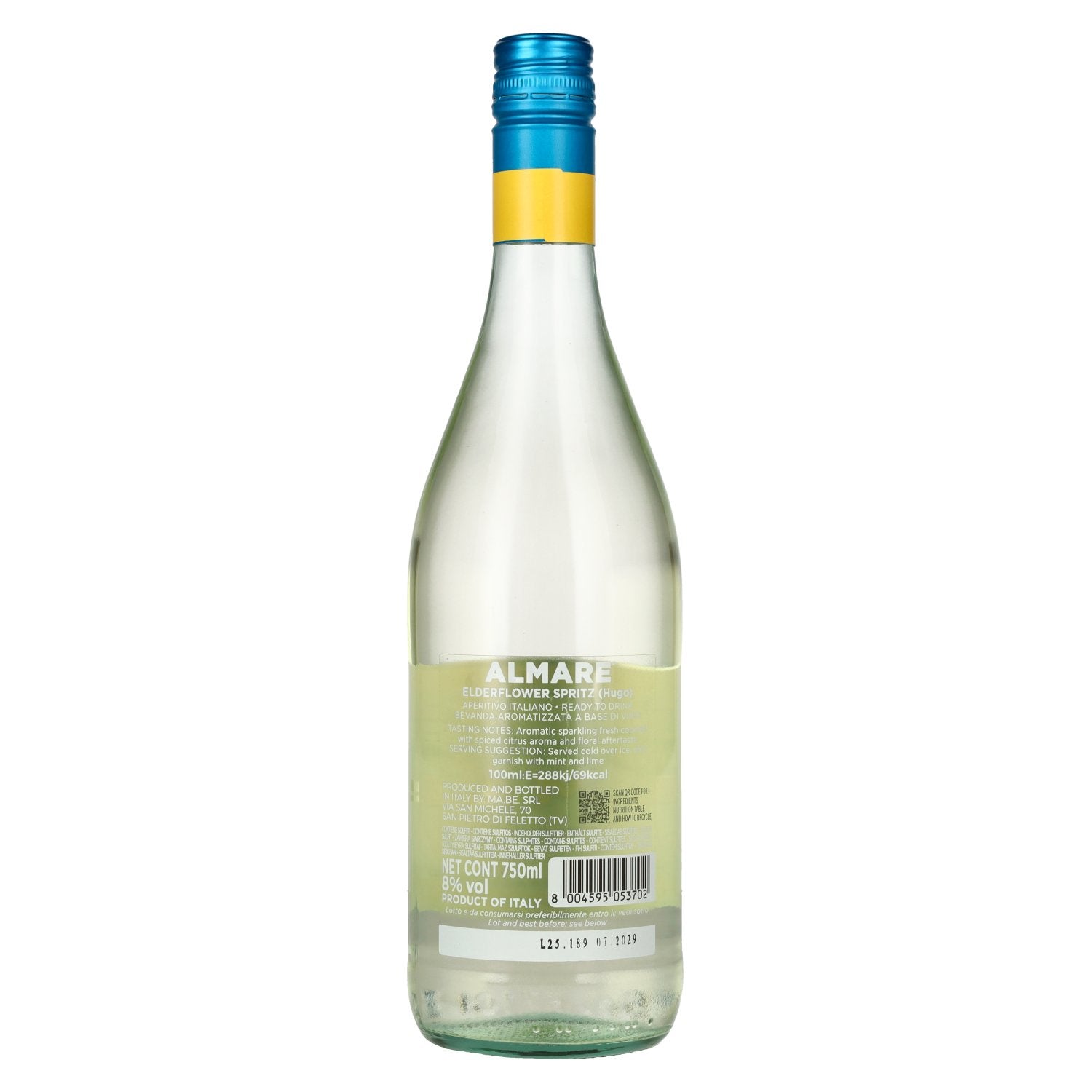 Almare Spritz HUGO Elderflower &amp; Lemon Aperitivo 8% Vol. 0,75l