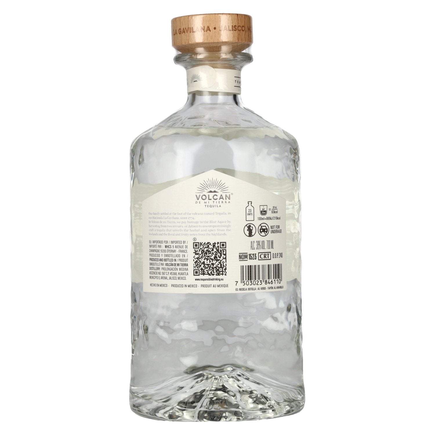 Volcan de Mi Tierra Tequila BLANCO 38% vol. 0,7 l