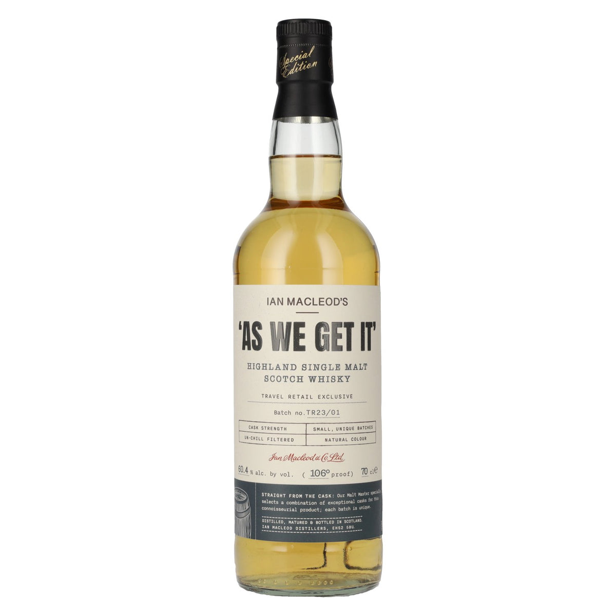 Ian Macleod's AS WE GET IT Highland Single Malt Cask Strength 60,4% vol. 0,7 l