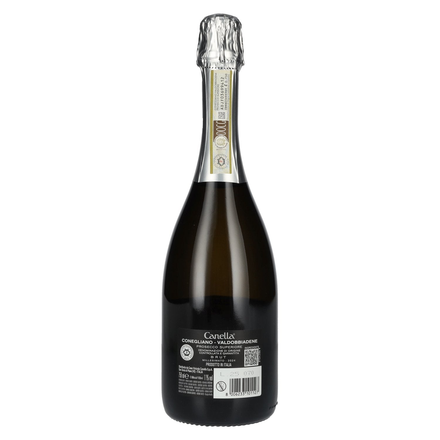 Canella Valdobbiadene Prosecco Superiore Millesimato Brut DOCG 2024 11% Vol. 0,75l