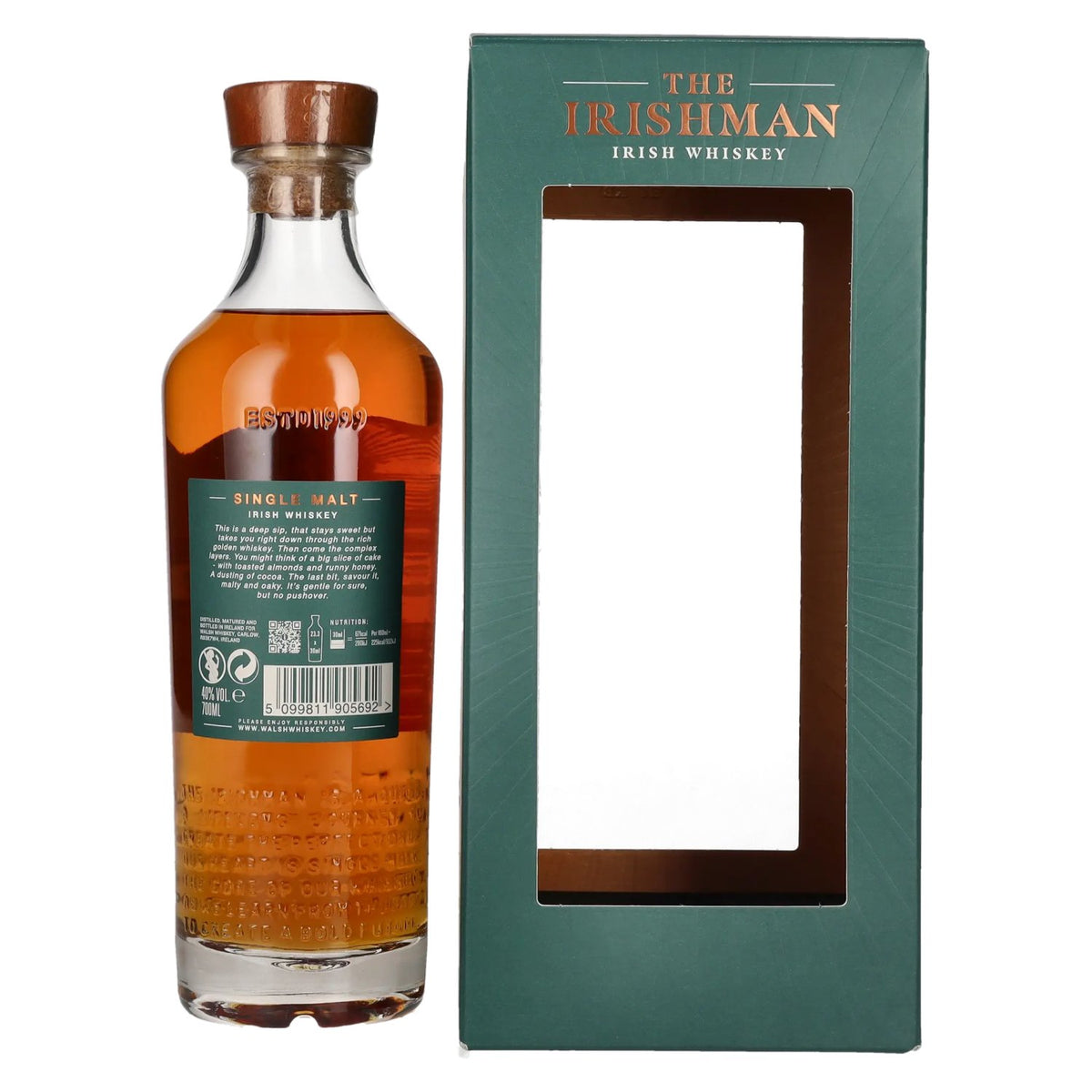 The Irishman SINGLE MALT Irish Whiskey 40% vol. 0.7l in a gift box